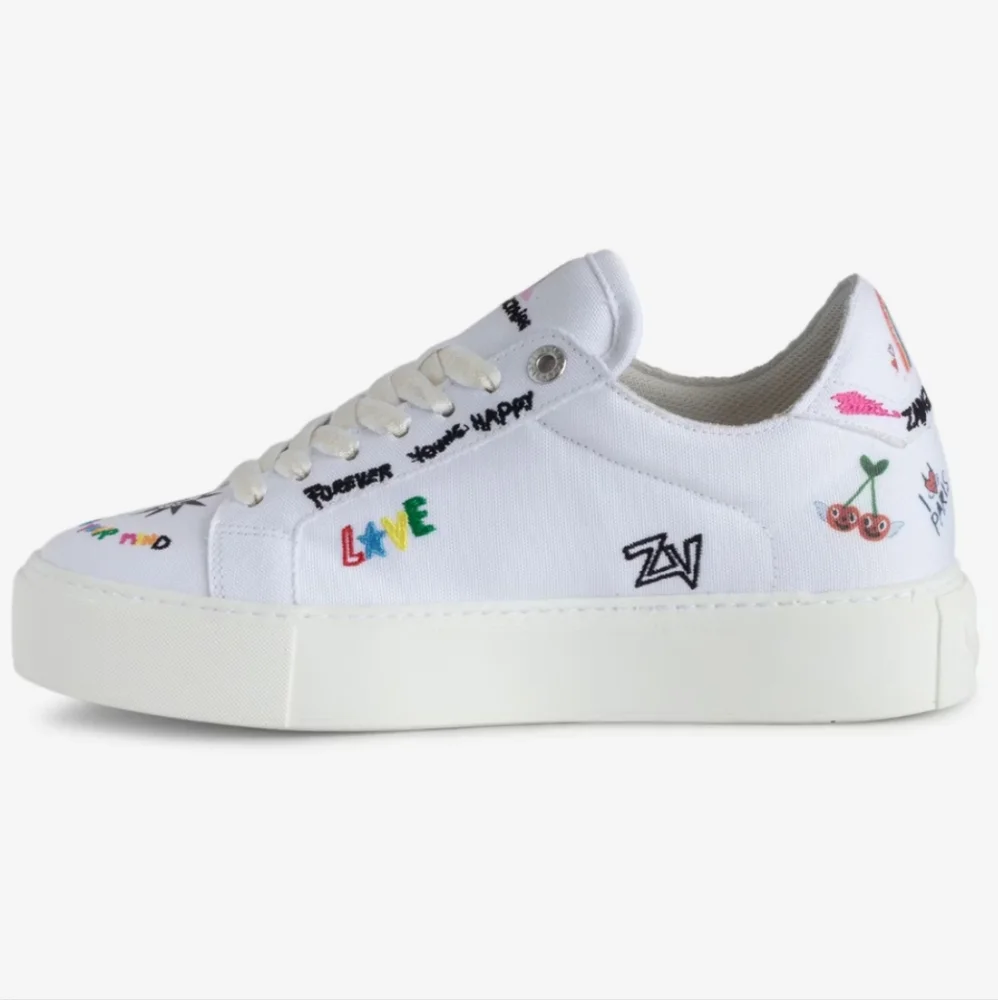 New Zadig & Voltaire Embroidered Sneakers - Picture 4 of 10